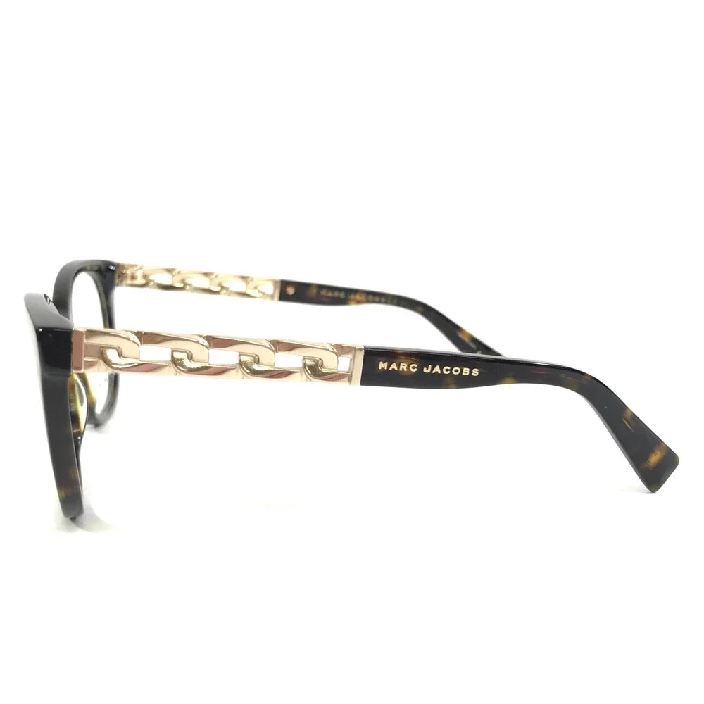 Marc Jacobs Eyeglasses Frames 335 QUM Tortoise Brown Cat Eye Full Rim 52-19-140